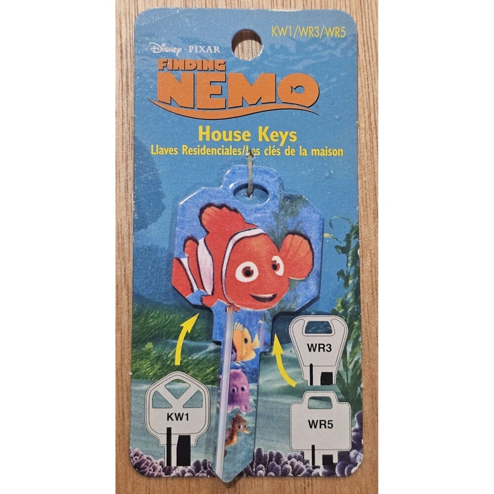 DISNEY HOUSE KEYS Finding Nemo KW1 Residential Key Blank Uncut NEW WR3 WR5